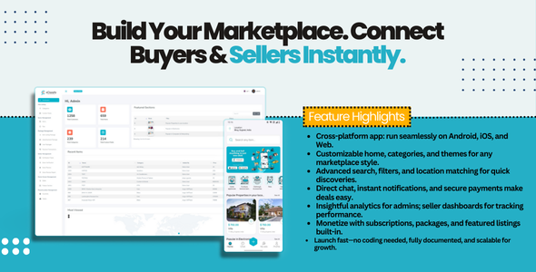 eClassify – Classified Buy & Sell Marketplace (Flutter App + Laravel Admin Panel)