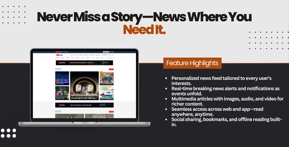 News – Flutter News Full App (Flutter Mobile + Next.js Web + Laravel Admin Panel)